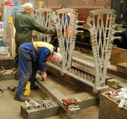 Rebuilding a mechanical lever frame