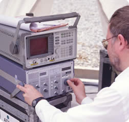 Conducting an EMC test, Singapore