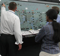IRSE visit to signal box, Sydney, Australia