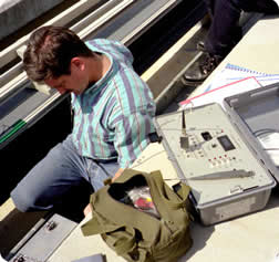 Testing track circuits with a track mapper, Singapore